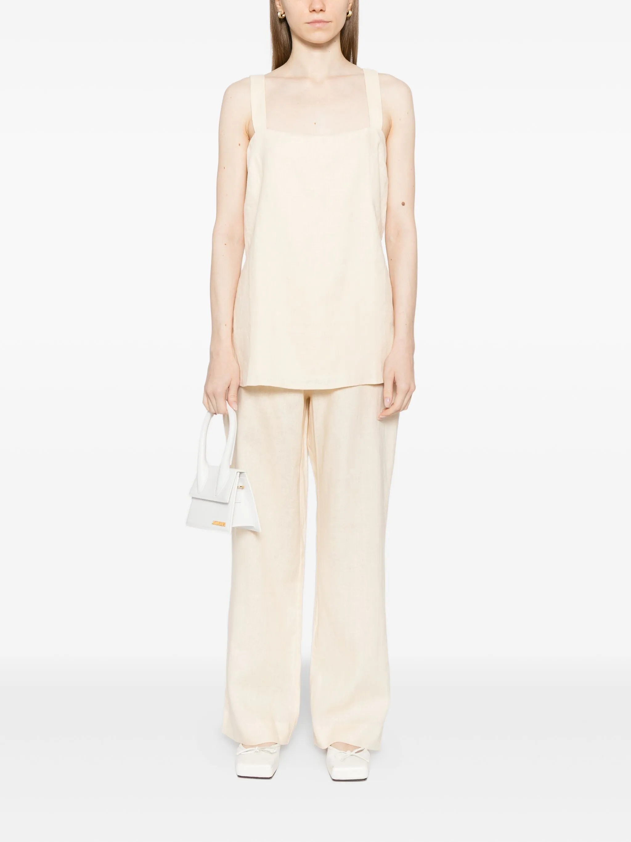 

Льняной комплект Kristen Reformation, кремовый