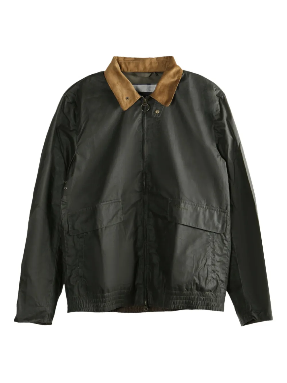 

Куртка с контрастным воротником Barbour, зеленый