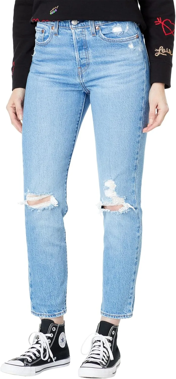 Levi's Women's Premium Wedgie Icon Fit джинсы, индиго