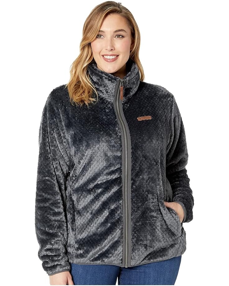 

Куртка Columbia Plus Size Fire Side II Sherpa Full Zip, цвет Shark