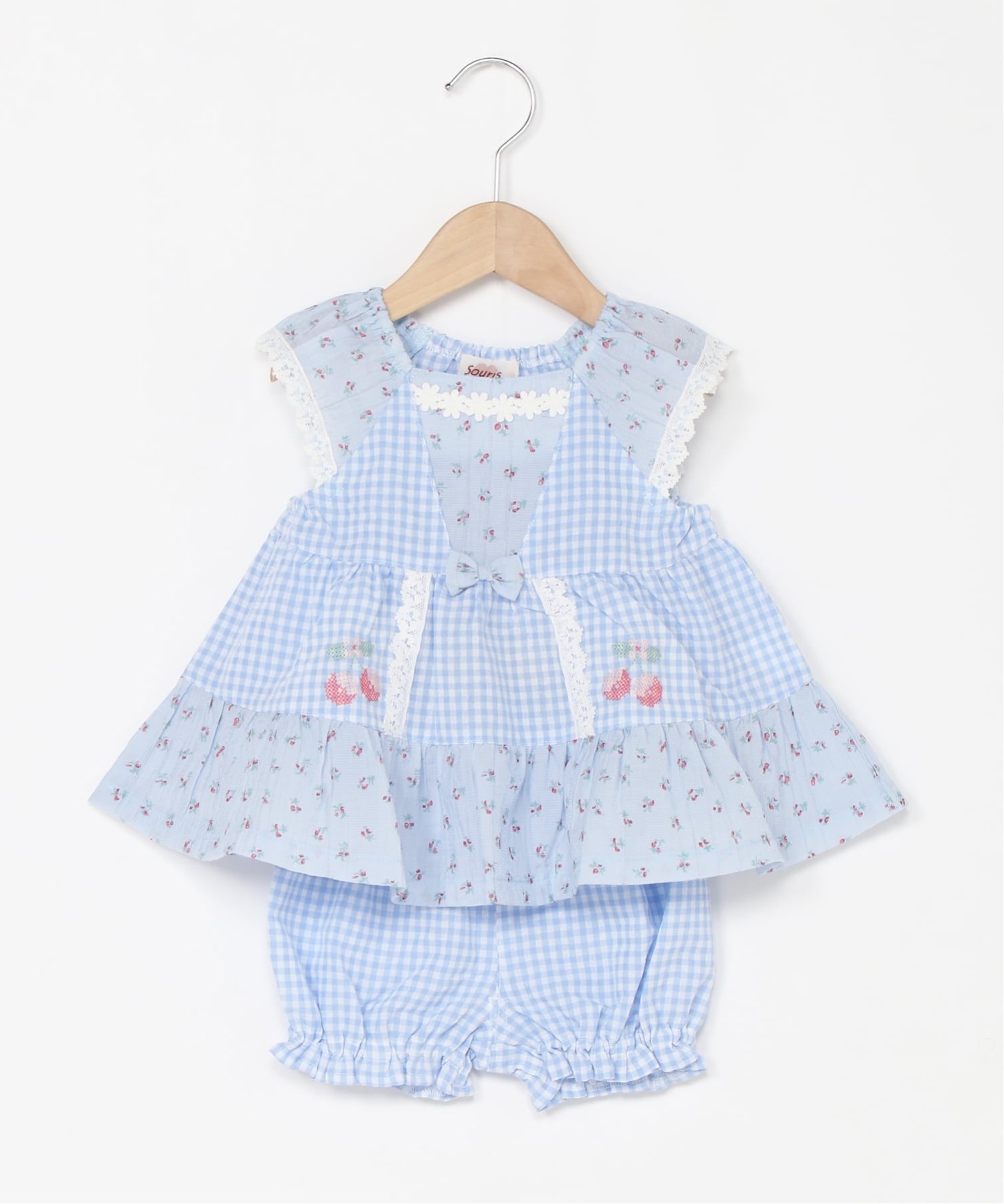 Костюм «Три в молочном стиле» Souris, Blue