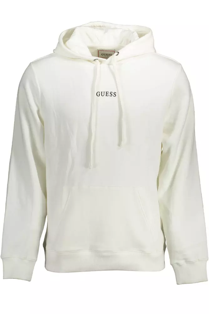 

Белый хлопковый мужской свитер Guess Shoes