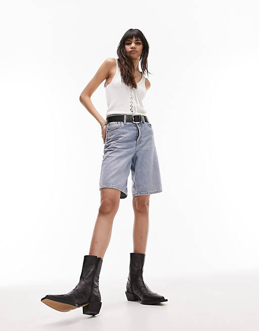 

Вязаный жилет с завязками Topshop цвета слоновой кости