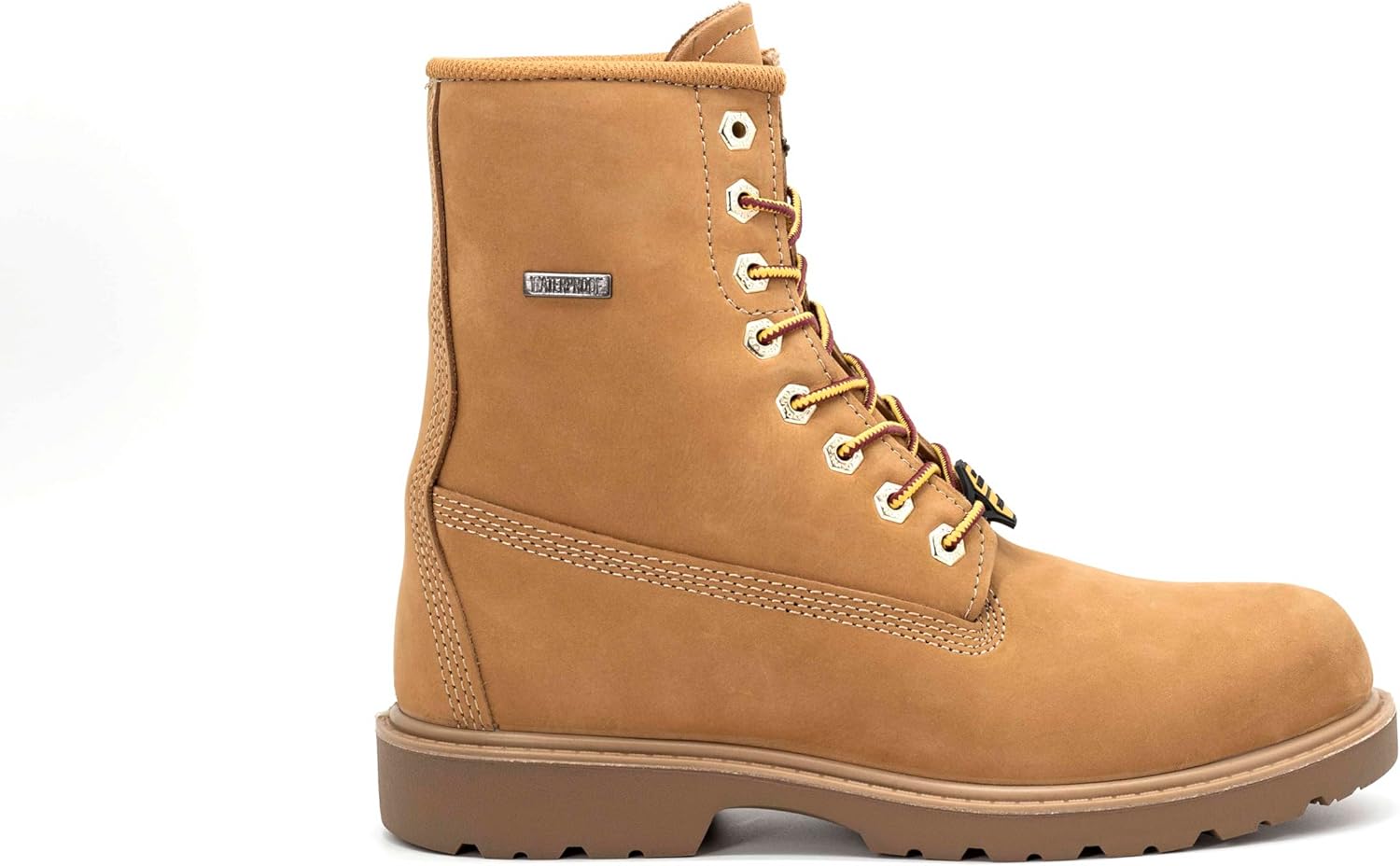 

Мужские рабочие/строительные/туристические ботинки ZANCO 8 из водонепроницаемой кожи с легкой гибкой подошвой, Wheat