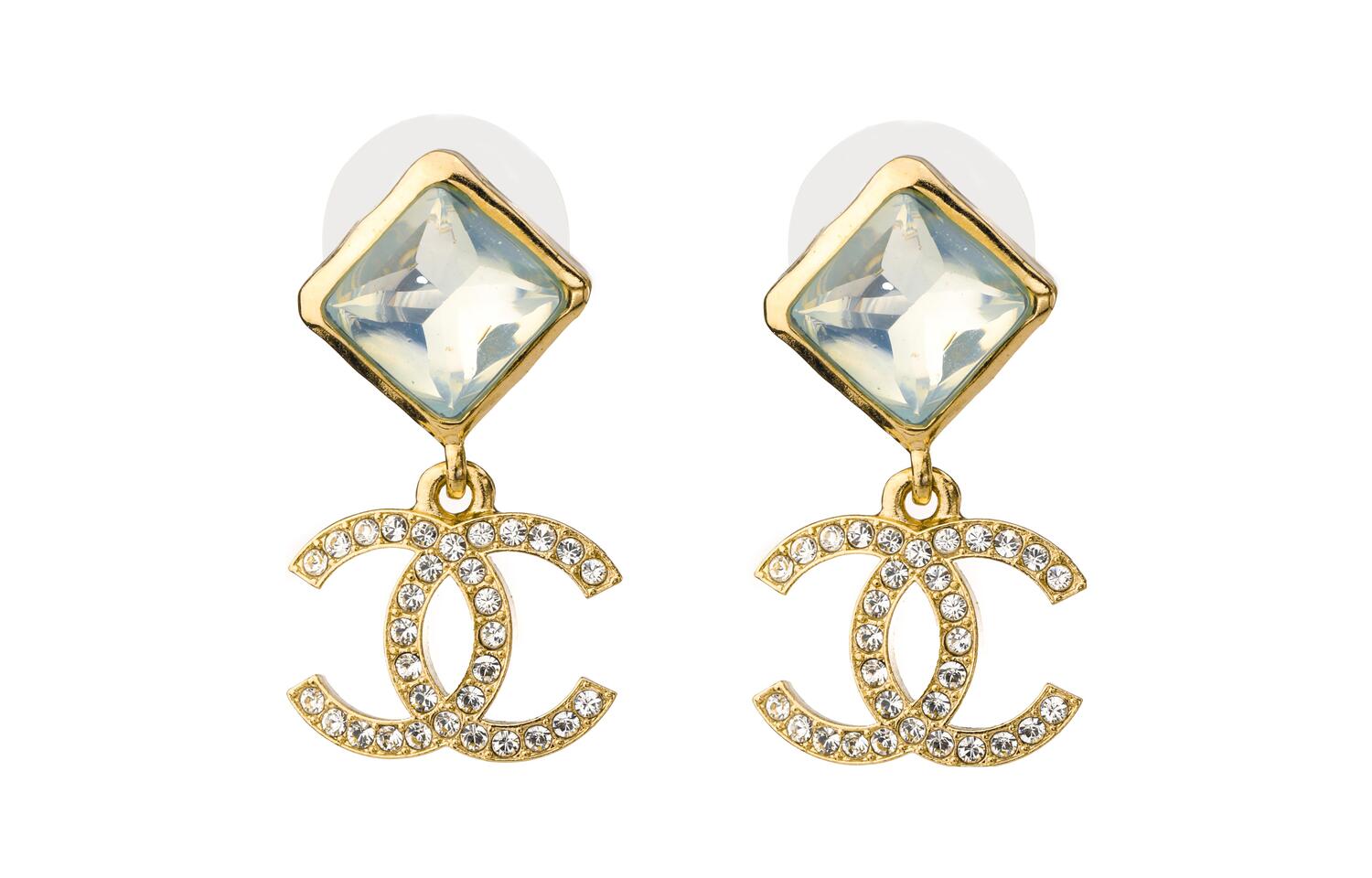 

Золотые серьги-кольца для женщин CHANEL, золото