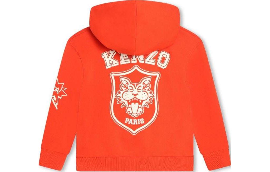 Свитшот SS24 Ярко-красный Детский KENZO, красный — фото 4