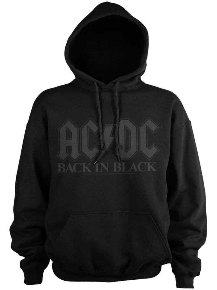 

Толстовка Back In Black Hoodie AC/DC, черный