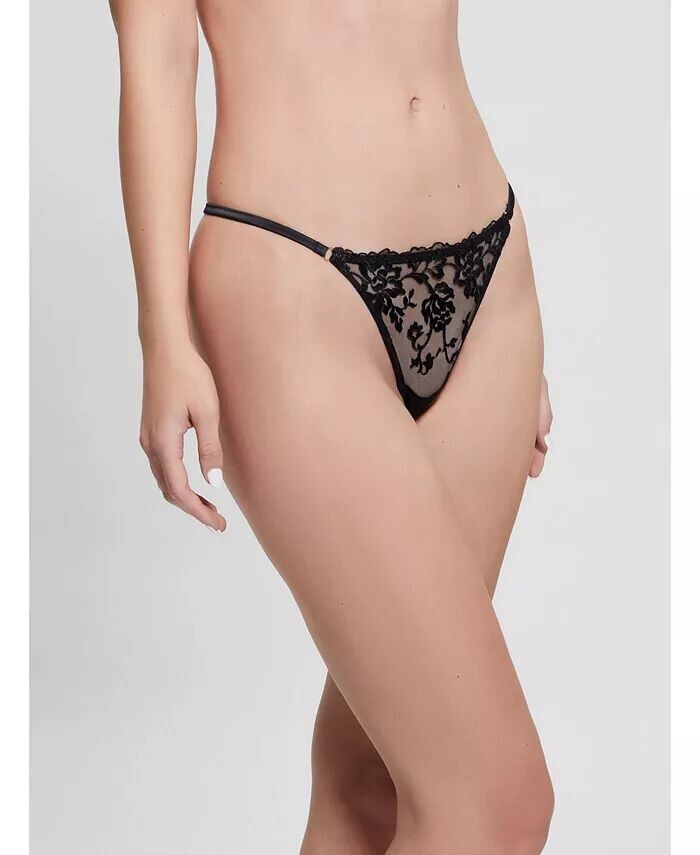 

Женские стринги Giselle Macrame GUESS, черный