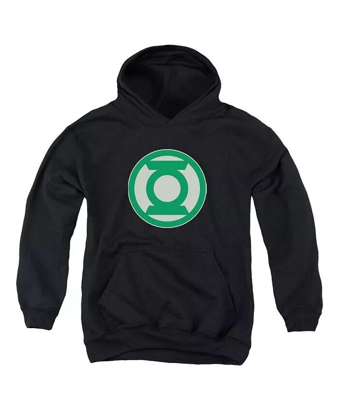 

Толстовка с капюшоном Youth Green Symbol Green Lantern, черный