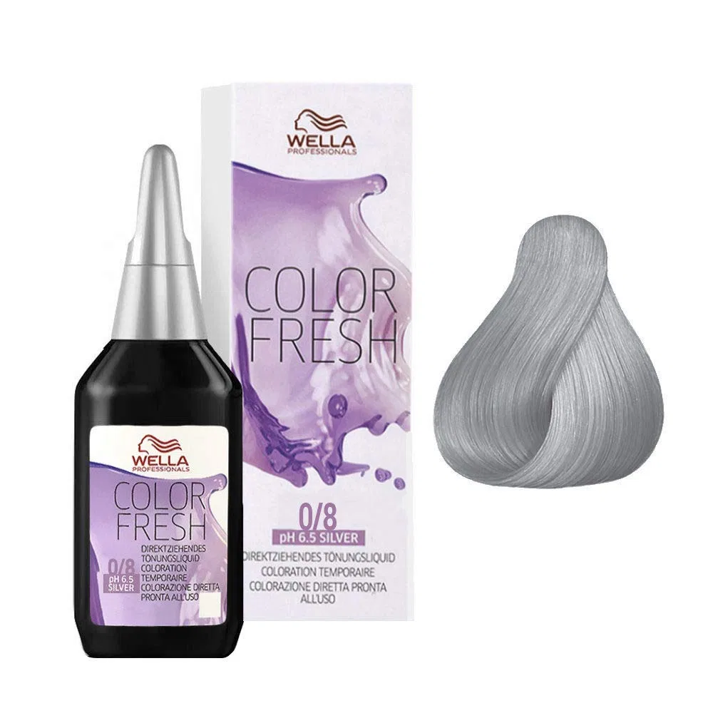 Полуперманентная краска для волос «Color Fresh» 0/8 Silver 75 мл от Wella Professional Wella