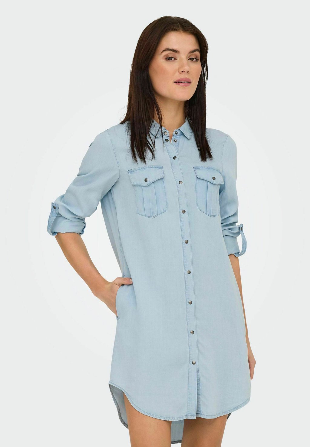 

Джинсовое платье ONLY, цвет Light Blue Denim