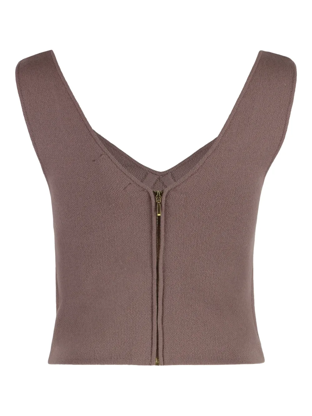 

Топ с V-образным вырезом SABLYN, коричневый