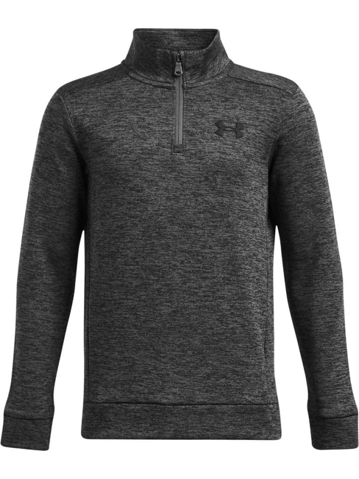 

Детская толстовка с капюшоном "Ua Armour Fleece 1/4 Zip", цвет серый Under Armour