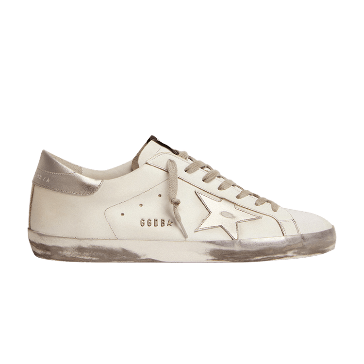 

Кроссовки Golden Goose Superstar 'White Silver Glitter', белый