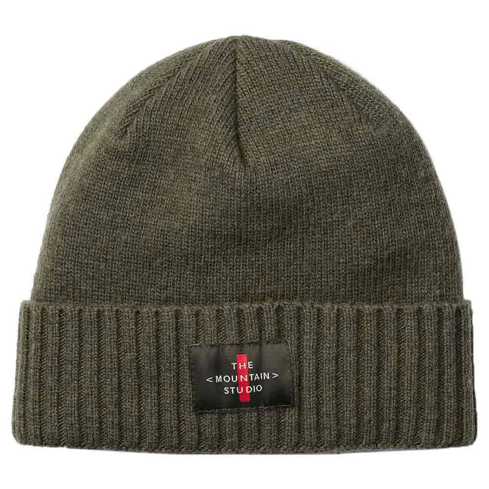 

Шапка The Mountain Studio Cashmere mix cross logo, зеленый