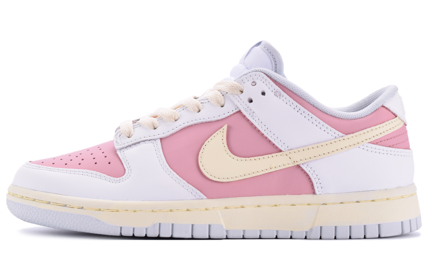 

Кроссовки Nike Dunk Skateboarding Shoes Women's Low-top Pink/White/Grey, цвет Lotus Color