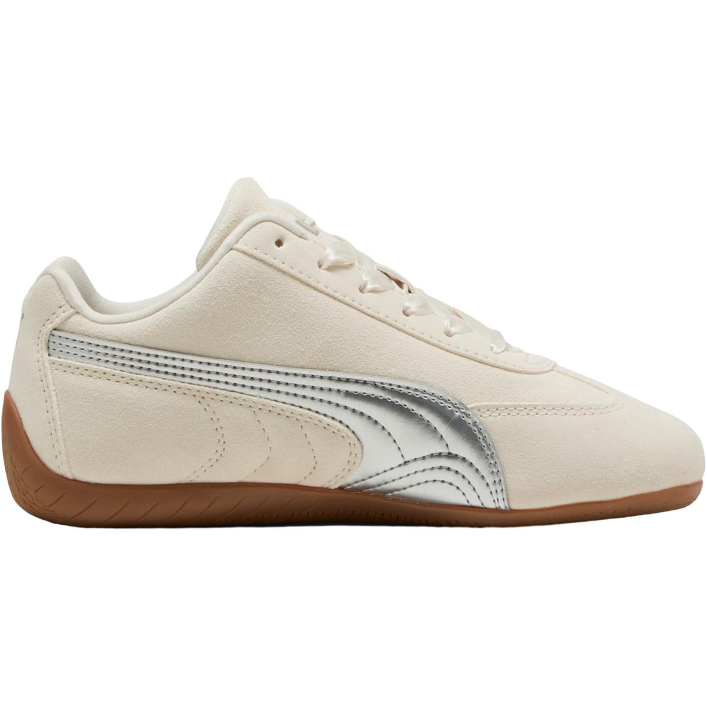 Speedcat Low top детские повседневные кроссовки Beige для подростков PUMA, бежевый — фото 3