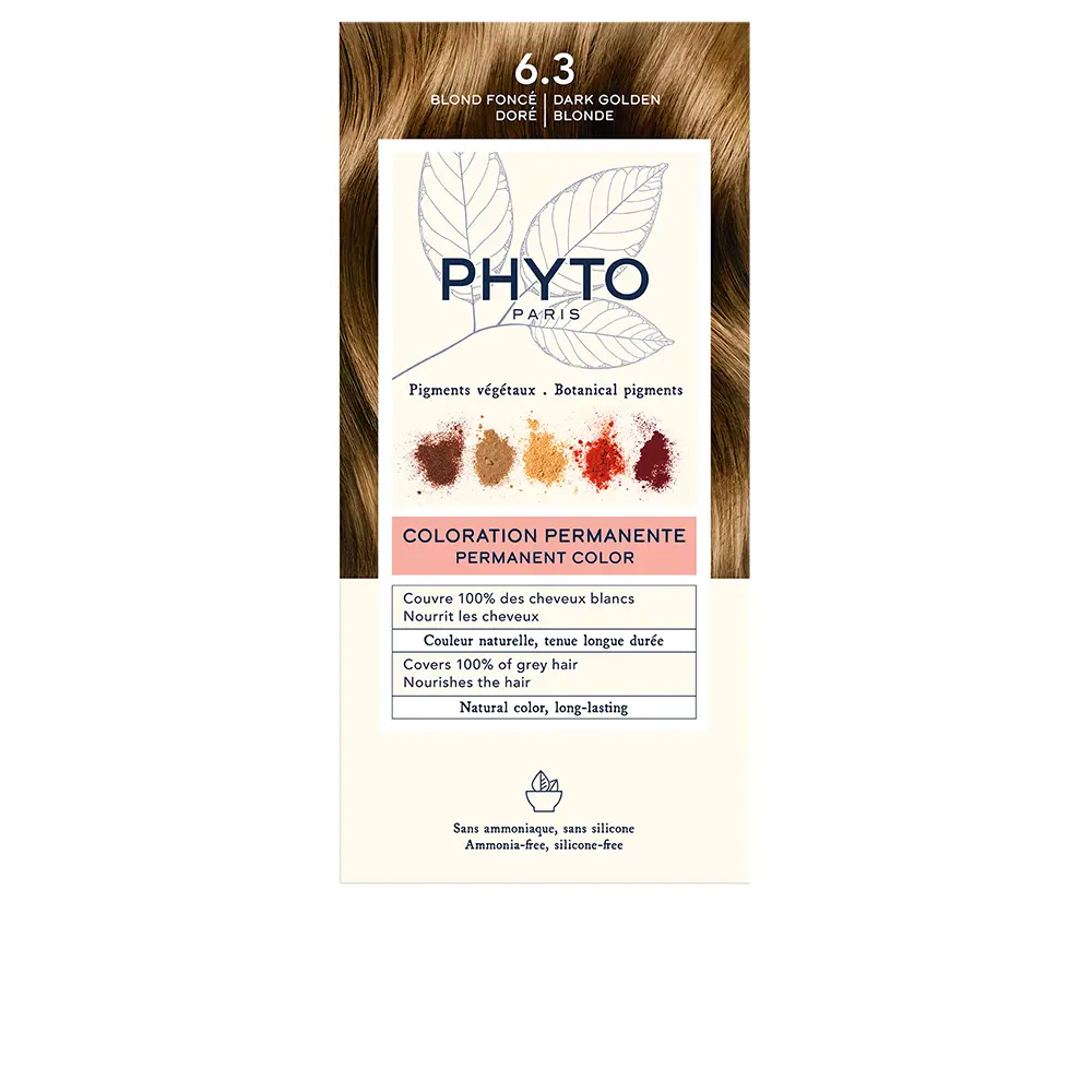 

Краска для волос Phytocolor Phyto, цвет 6.3-rubio oscuro dorado, 4 шт.