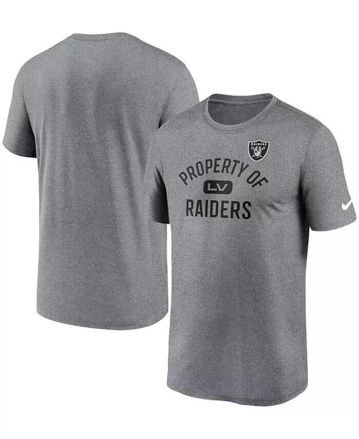 

Футболка мужская Heather Charcoal Las Vegas Raiders Property Of Legend Performance Nike
