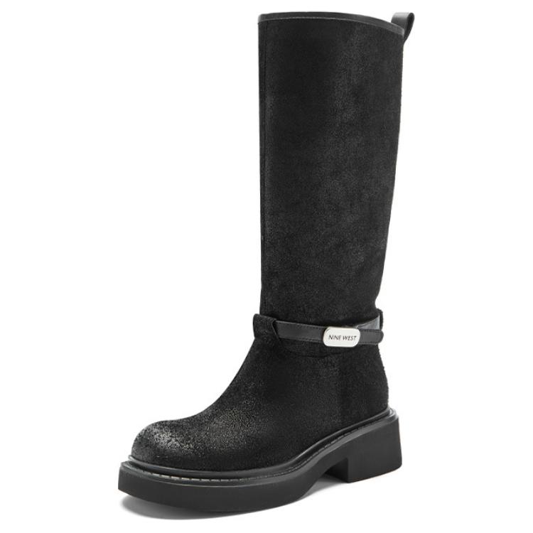 Сапоги женские черные 5,2 см NINE WEST, Black