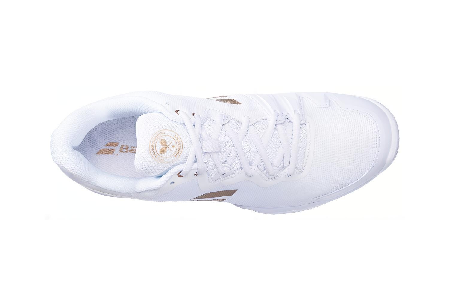 Кроссовки Babolat Tennis Shoes Men Low-top White/gold, белый/золотой — фото 4