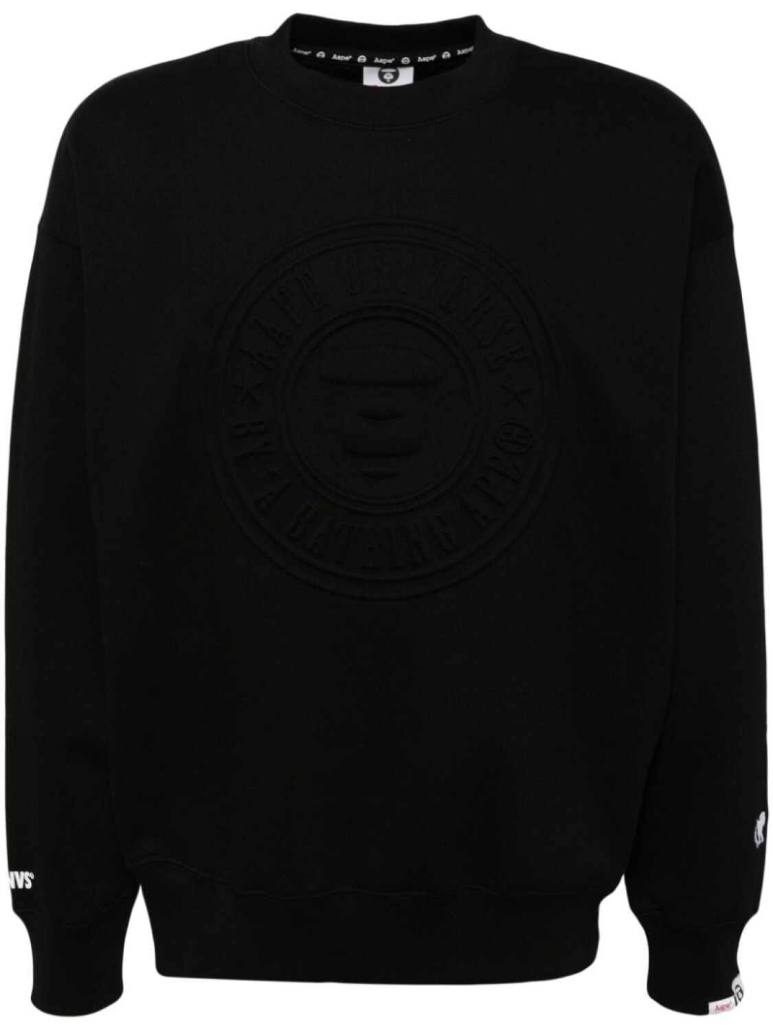 

Толстовка с тисненым логотипом AAPE BY *A BATHING APE, черный