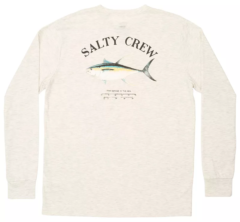 

Мужская футболка с длинным рукавом Salty Crew Ahi Mount Tech, белый