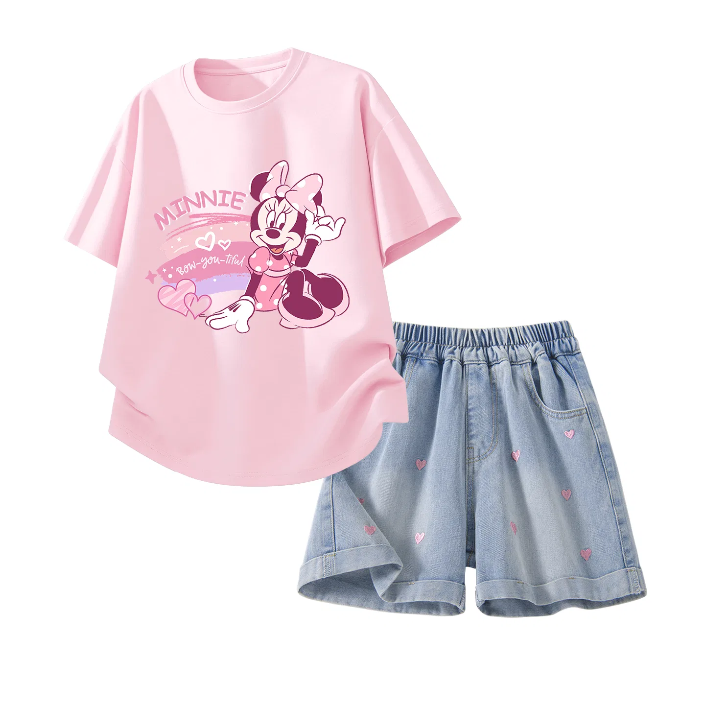Повседневный спортивный костюм 2 предмета Disney для детей, джинсовый синий