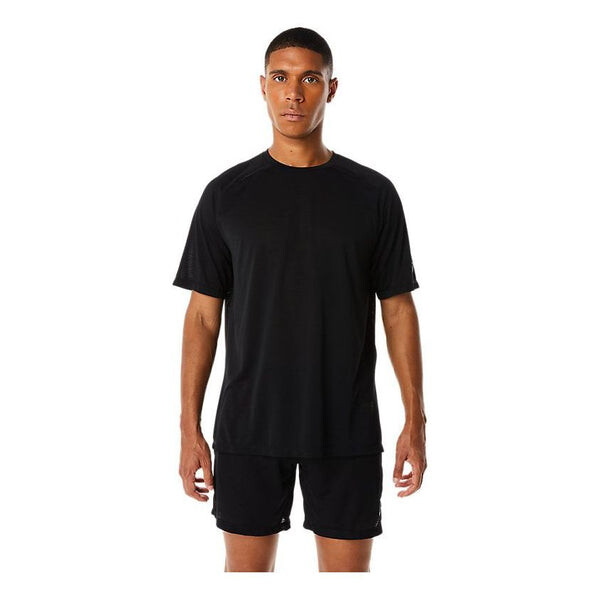 

Футболка actibreeze jacquard short sleeve t-shirt 'black' Asics, черный