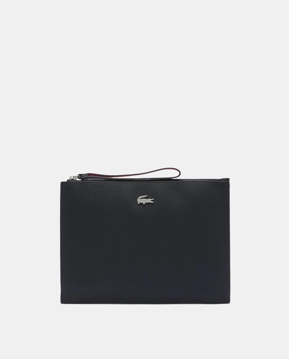

Черный клатч на молнии Lacoste, тёмно-синий