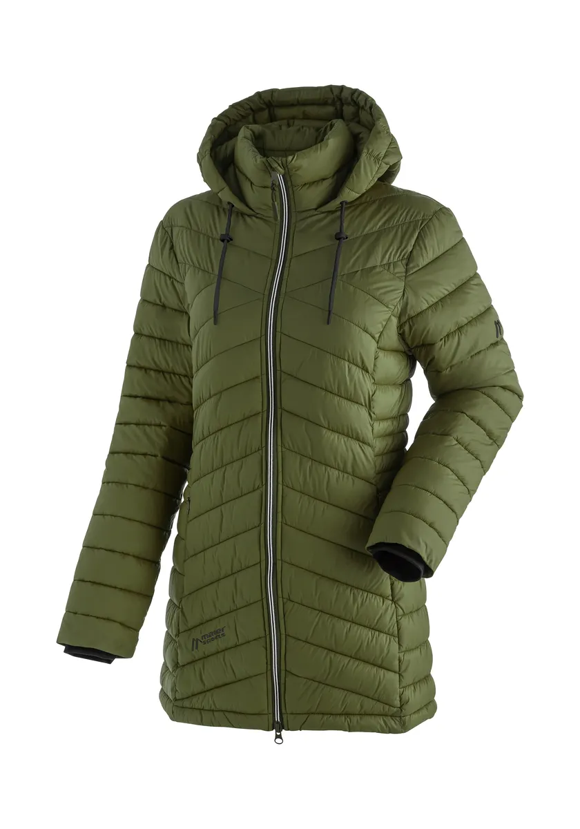 

Функциональная куртка Maier Sports "Notos Coat W", пальто/стеганое пальто с теплым утеплителем PrimaLoft, зеленый