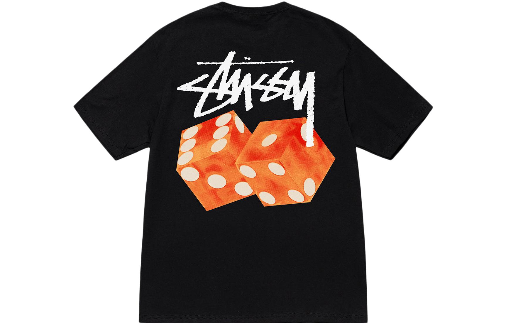 

Футболка с кубиками Stussy, цвет Dodger Blue