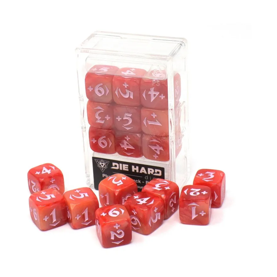 

Плюс Power Pack — красный (9), Magic - The Gathering Spindown Counters (Die Hard Dice)