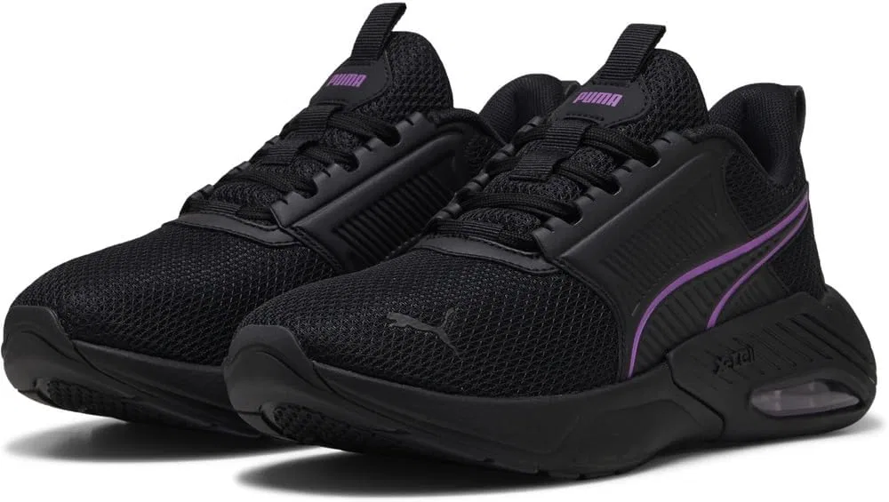 Кроссовки для бега Puma Unisex X-Cell Nova FS Street Running Shoe, Puma Black Pure Magenta