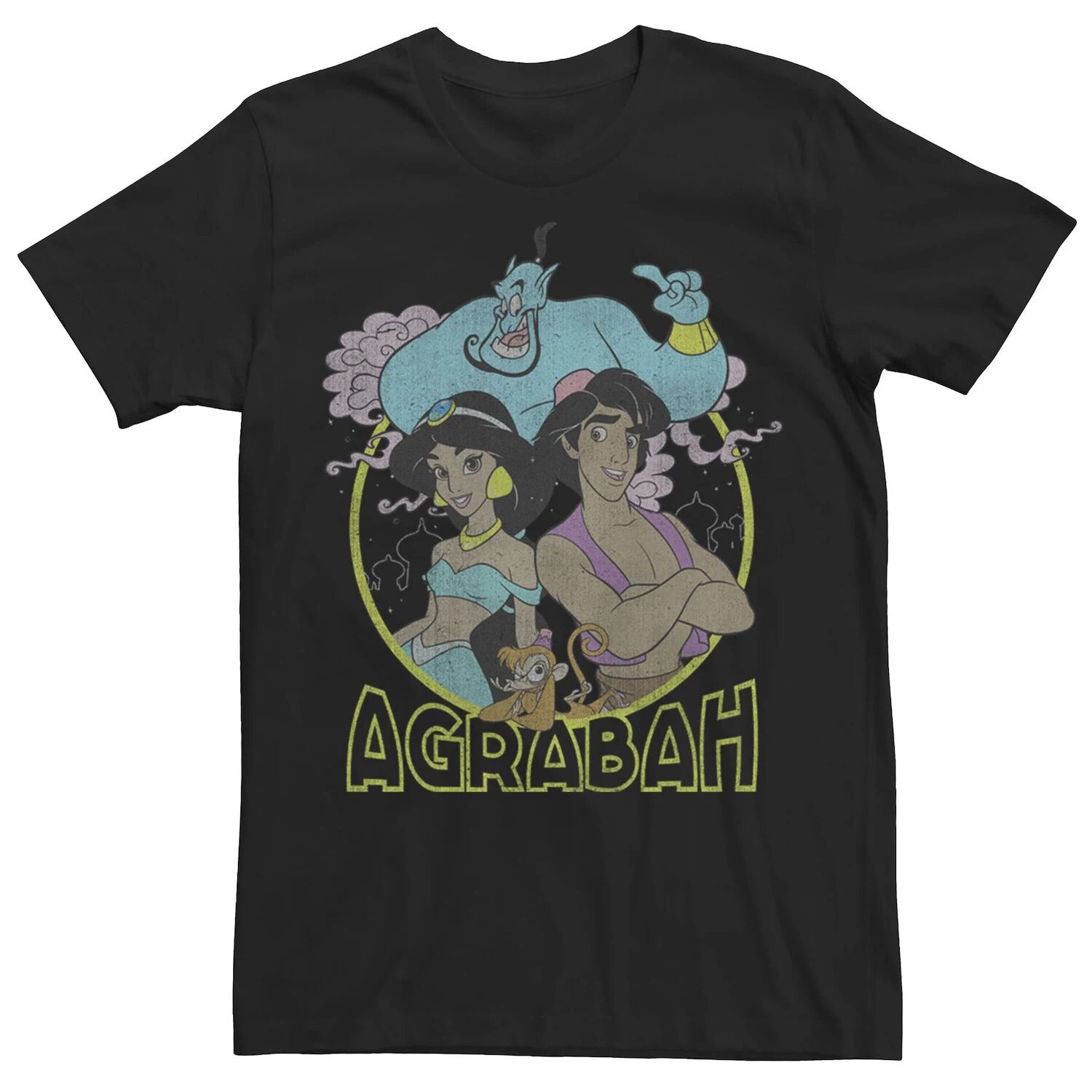 

Мужская футболка Disney Aladdin Group Shot Agrabah Circle Licensed Character