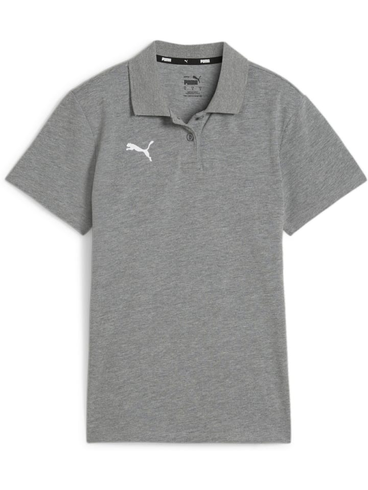 

Puma Поло "TeamGoal CasuaLongsleeve Polo Wmn" серого цвета