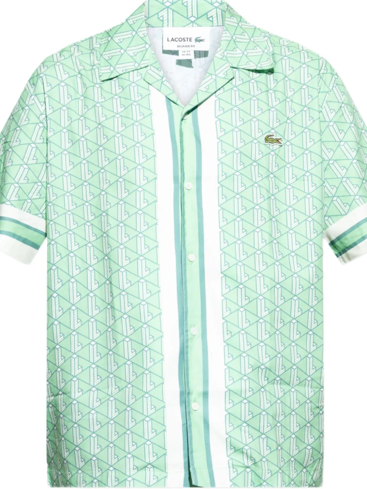 

Рубашка с монограммой Lacoste, зеленый