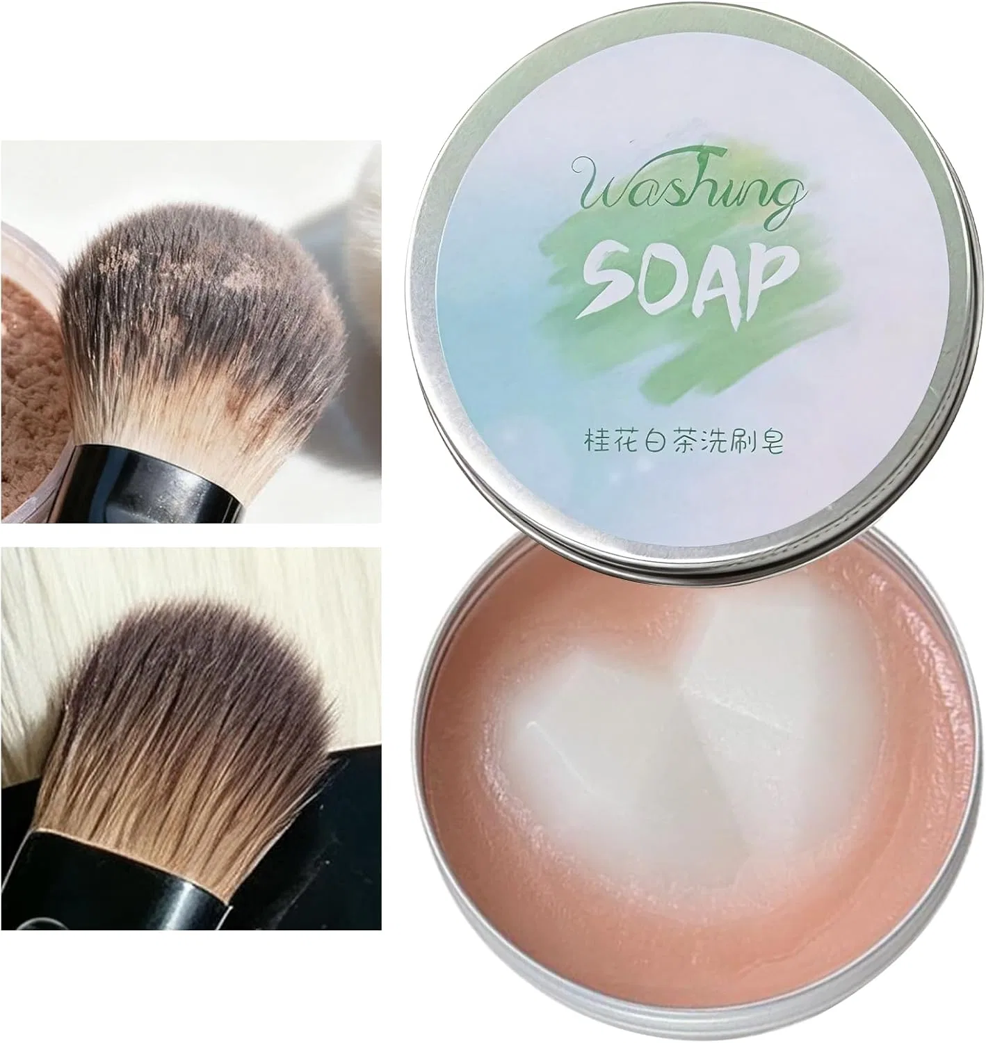 Средство для очистки кистей Heart Shape Brush Cleaner, 1 шт