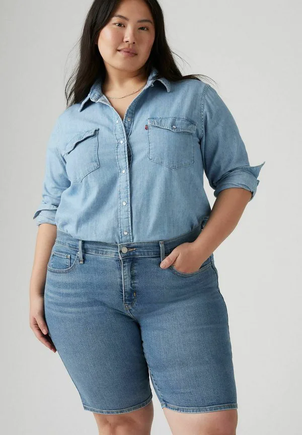 Формирование бермудских шорт, джинсовых шорт Levi'S, Camp Denim Short Plus