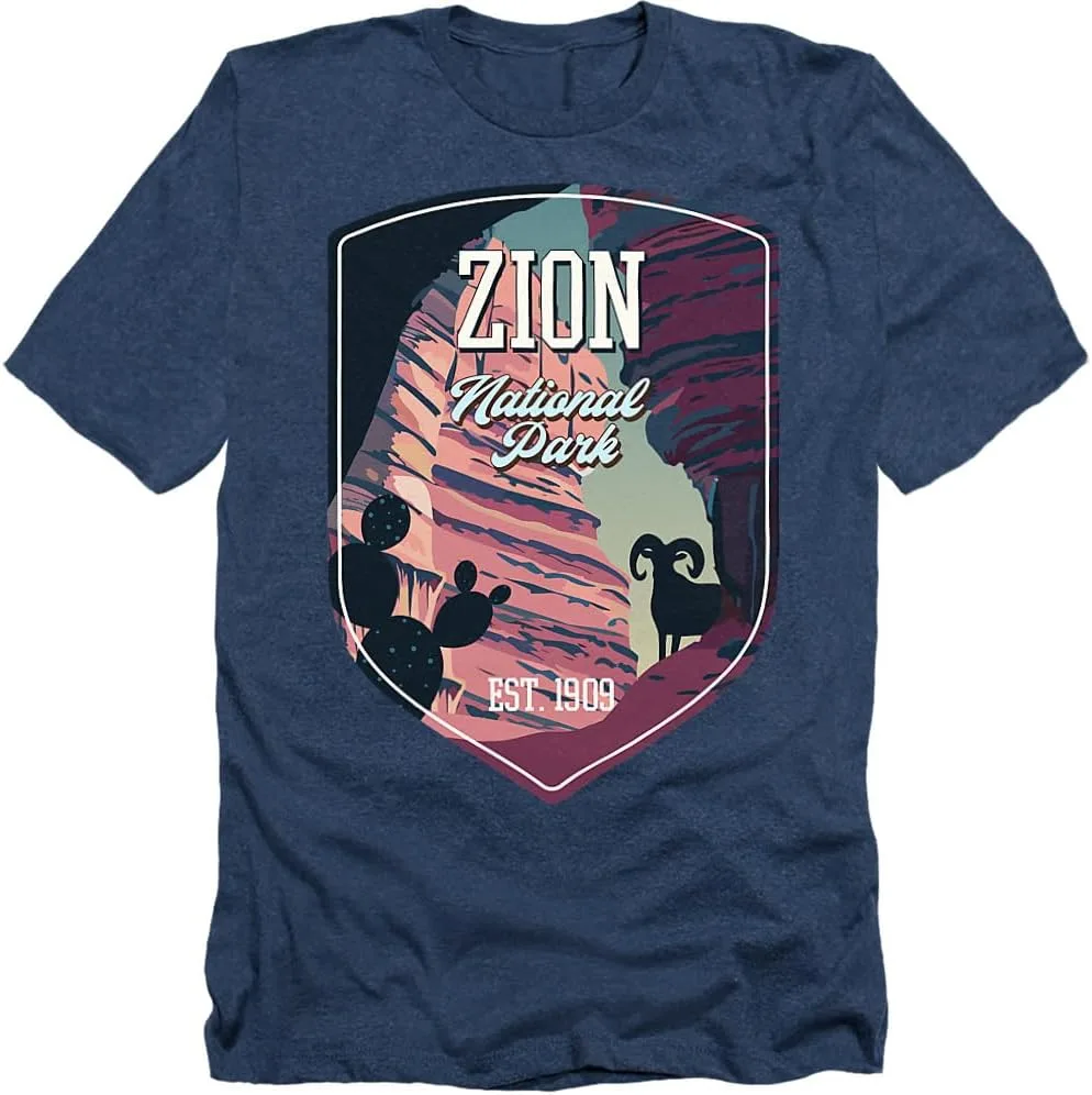 

Футболка Unisex Adult Heather Zion National Park Popfunk