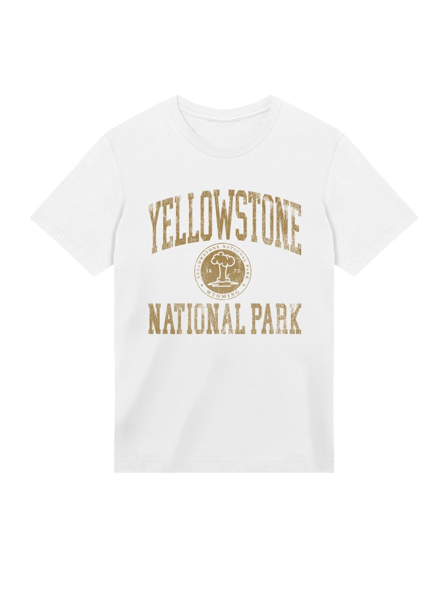 

Рубашка F4NT4STIC US National Parks Yellowstone Wyoming, белый