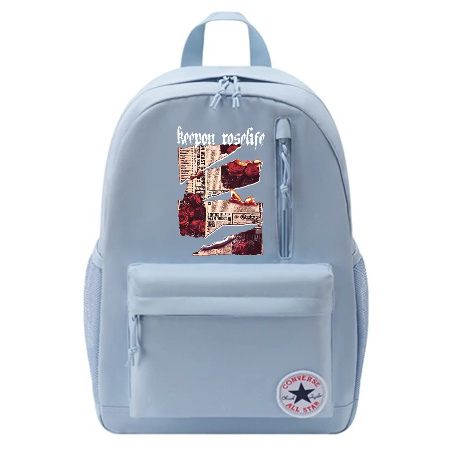 

Converse Полиэстеровый рюкзак унисекс светло-дымчато-голубой, Poster