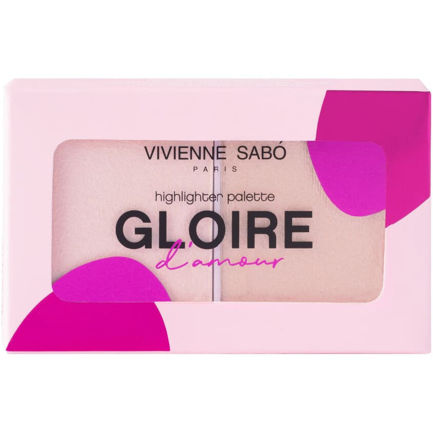 

Vivienne Sabó, Палетка хайлайтеров Gloire D'amour No.02 Peach (6 G)
