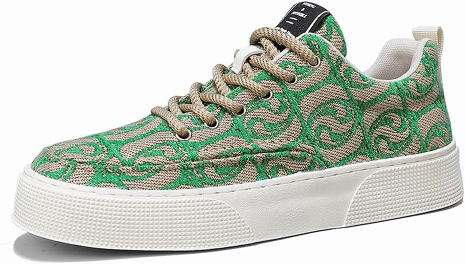 

Мужские кеды NCNDB с модным узором «Счастливая облачность», повседневные, на мягкой подошве, низкие спортивные кроссовки из холста, зеленый