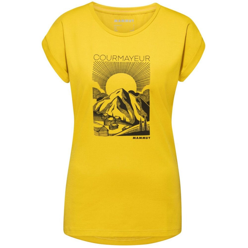

Футболка Mammut Mountain Courmayeur, желтый
