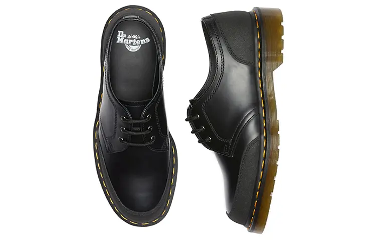 Женская повседневная обувь унисекс с низким верхом черного цвета Dr.Martens — фото 4