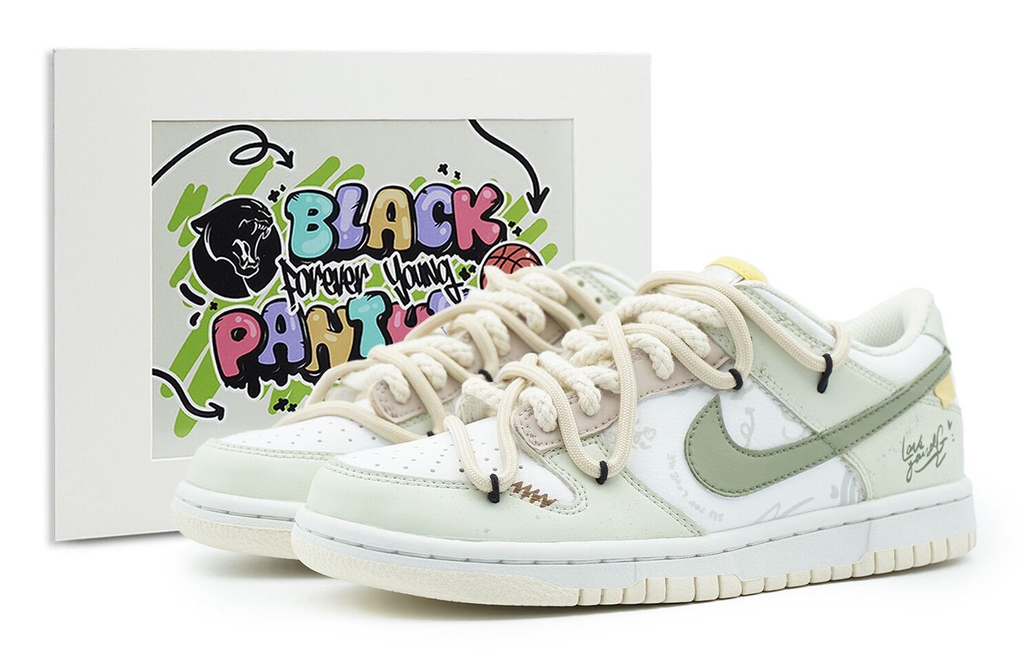 

Женские кроссовки для скейтбординга Nike Dunk, Light Green