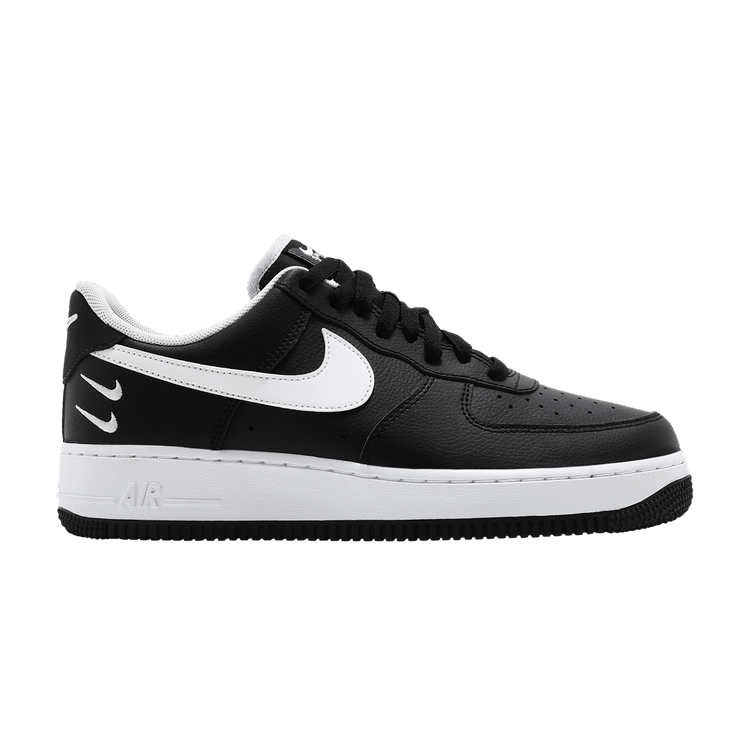 

Кроссовки Nike Air Force 1 '07 LV8 'Double Swoosh - Black White', черный