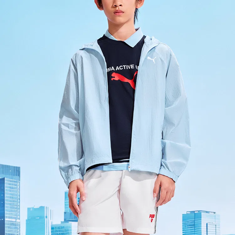 Детская солнцезащитная одежда PUMA Ice Blue — фото 3