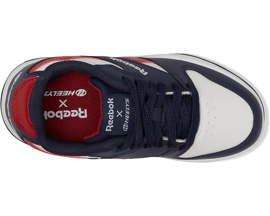 Кроссовки Heelys Reebok BB4500 Low (Little Kid/Big Kid/Adult), цвет Blue/White/Red — фото 2